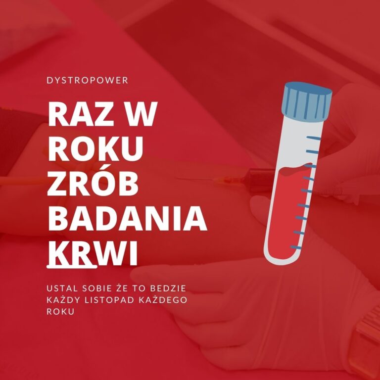 Movember – czas na męskie zdrowie, również u mężczyzn z niepełnosprawnościami Raz w roku zrób badania krwi dystropower marcin potyralo